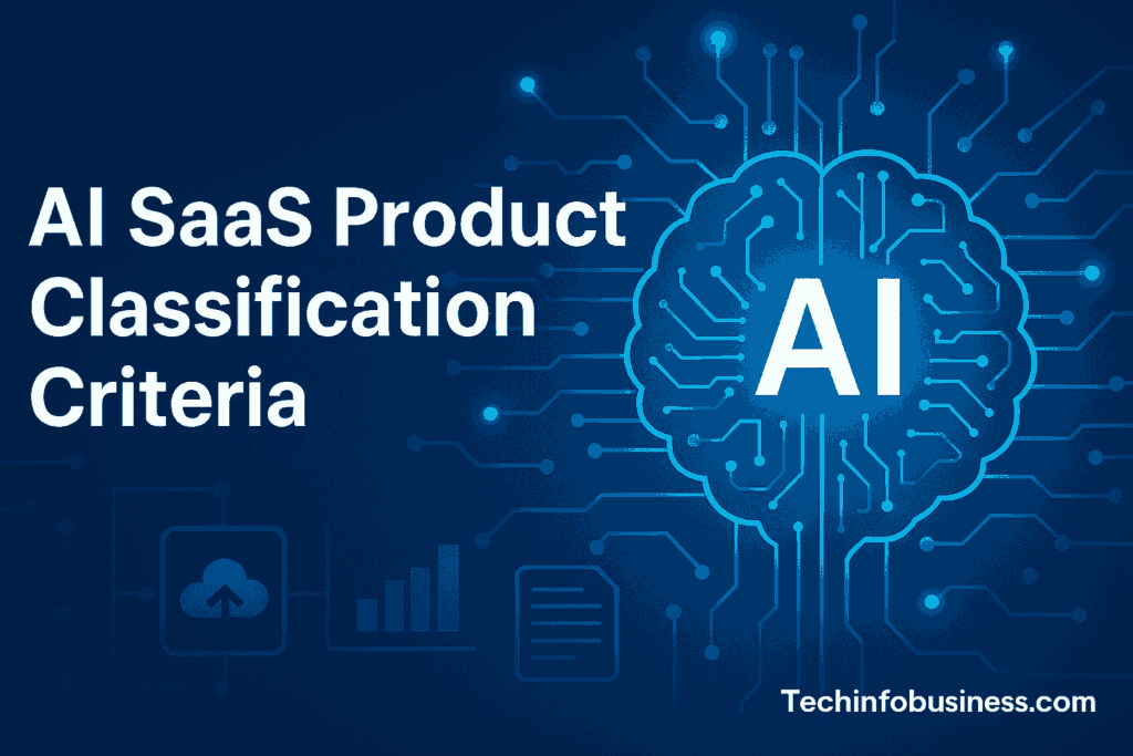 AI SaaS Product Classification Criteria: A Complete 2025 Guide for Businesses 1 AI SaaS Product Classification Criteria