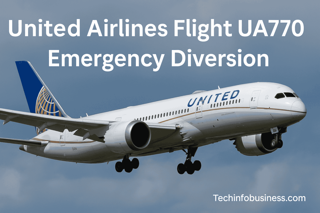United Airlines Flight UA770 Emergency Diversion 1 United Airlines Flight UA770 Emergency Diversion