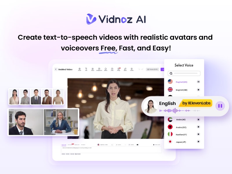 How Vidnoz AI Transforms Your Workflow to Maximize Productivity?