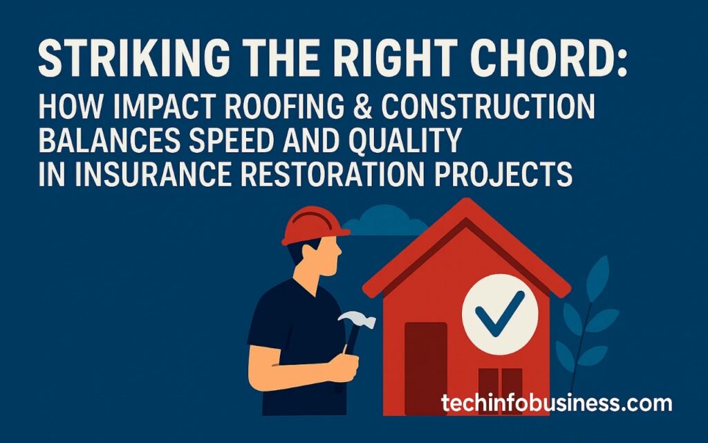 Striking the Right Chord: How Impact Roofing & Construction Balances Speed and Quality in Insurance Restoration Projects 1 Striking the Right Chord: How Impact Roofing & Construction Balances Speed and Quality in Insurance Restoration Projects