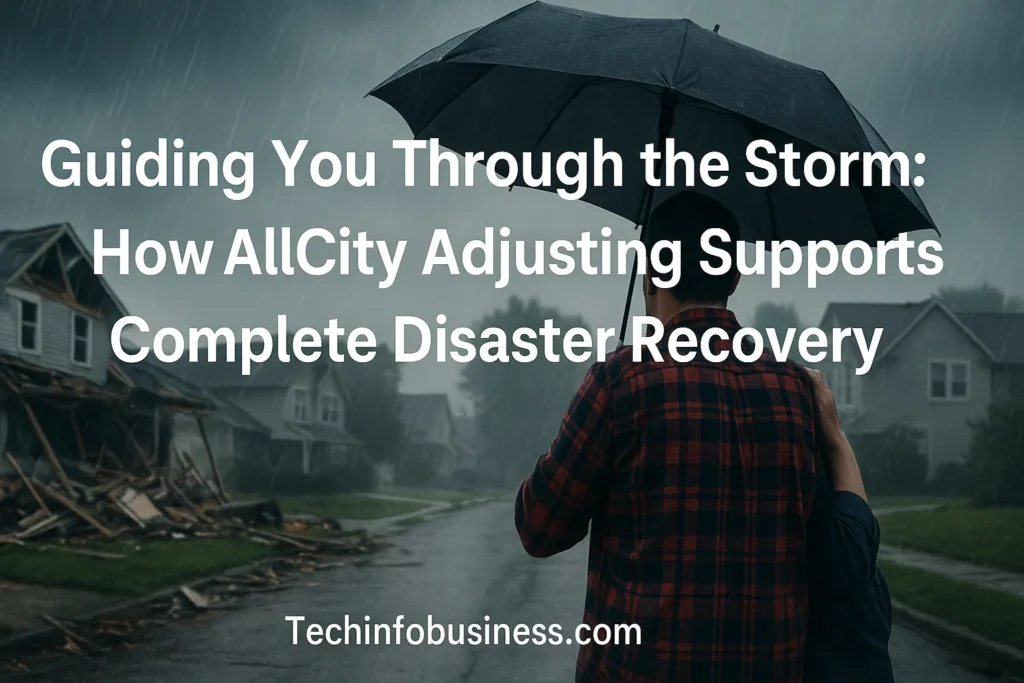 Guiding You Through the Storm: How AllCity Adjusting Supports Complete Disaster Recovery 1 Guiding You Through the Storm: How AllCity Adjusting Supports Complete Disaster Recovery