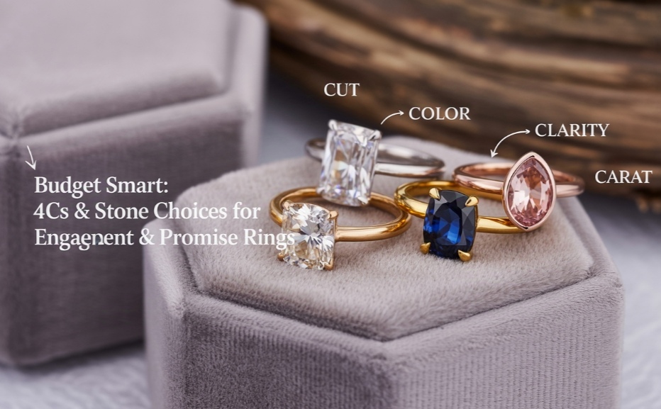 Budget Smart: 4Cs & Stone Choices for Engagement/Promise Rings