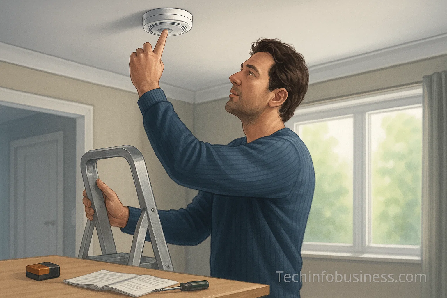 Smoke Detector Beeping or Chirping? Causes, Fixes & Safety Tips (2025) 2 Step-by-Step Fixes for Homeowners