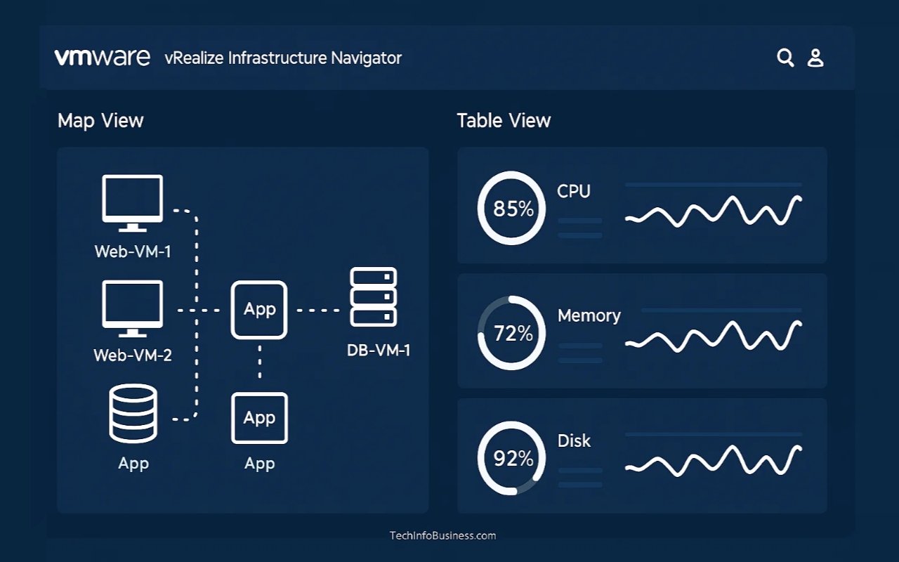 vRealize Infrastructure Navigator: A Complete Solution for VMware Environments 2 User Interface and Visualization
