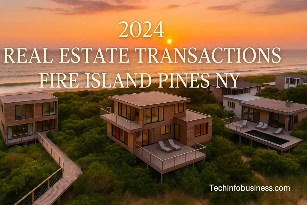 2024 Real Estate Transactions Fire Island Pines NY