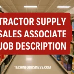 Tractor Supply Sales Associate Job Description