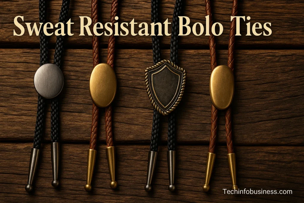Sweat Resistant Bolo Ties