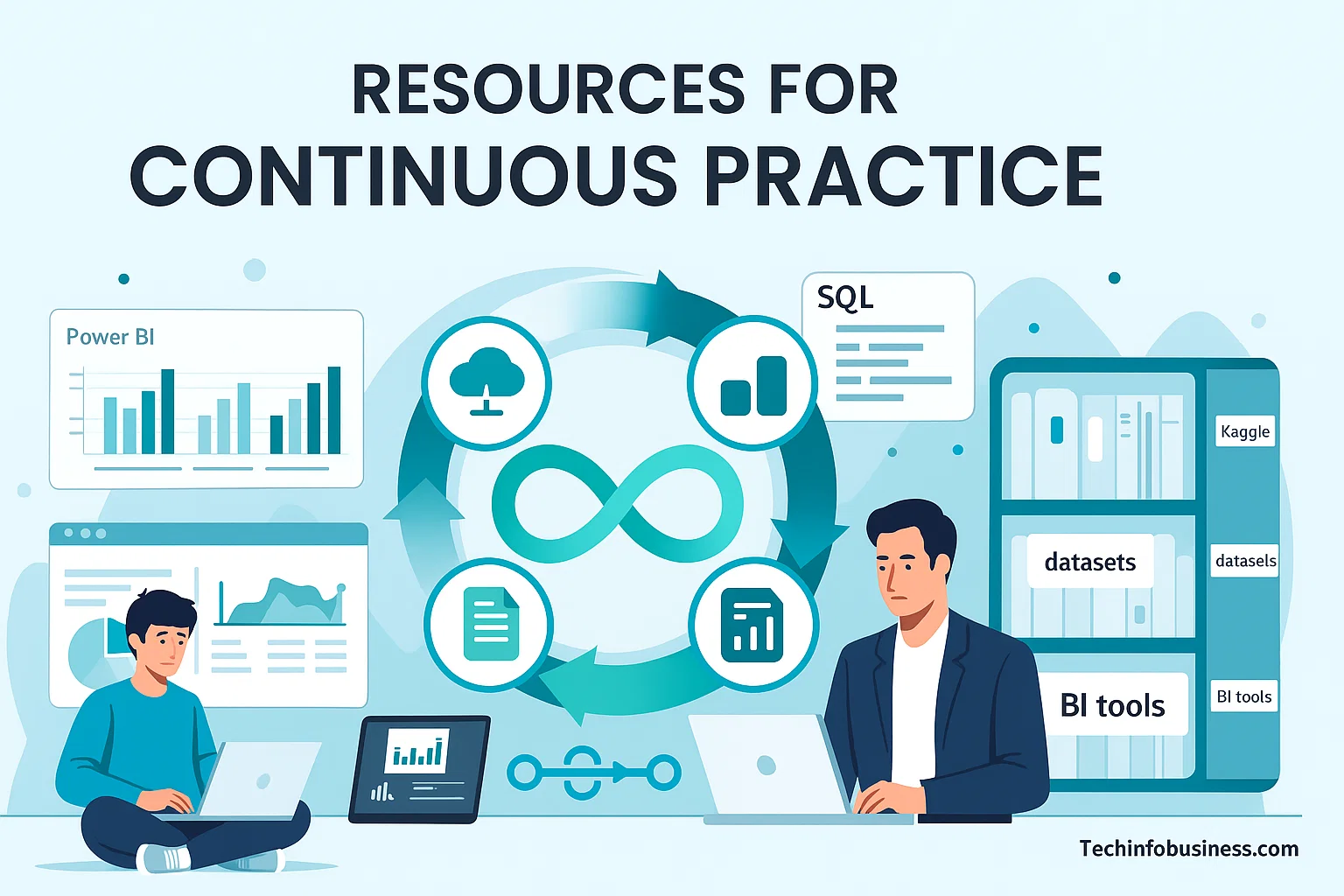 Practical Business Intelligence Exercises for Students and Professionals 3 Resources for Continuous Practice