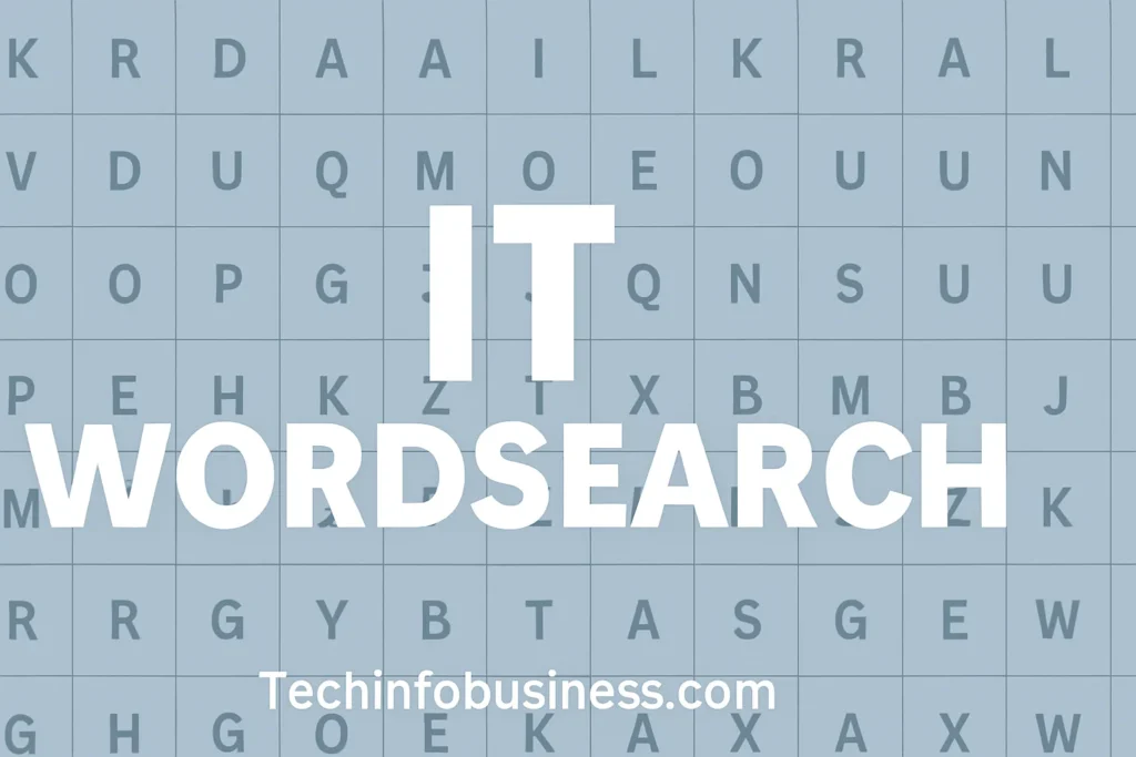 IT Wordsearch: A Fun Way to Learn and Engage with Technology 1 IT Wordsearch