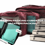 Compression Packing Cubes for Family Vacation Packing