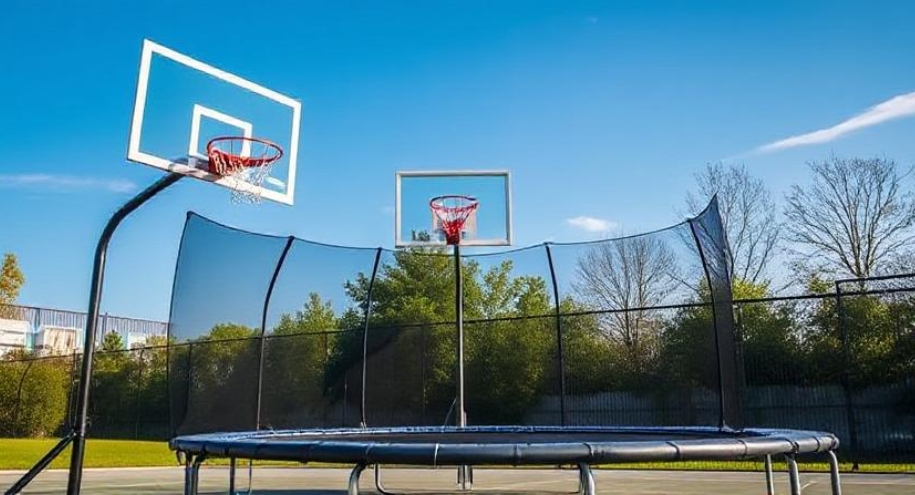 Trampoline Basketball Hoops: Fun Ideas for Family Game Time