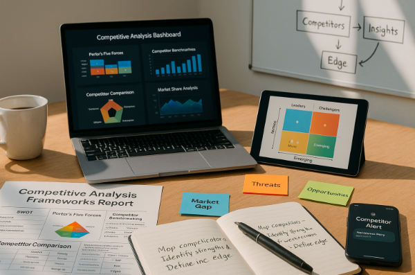 Competitive Analysis Frameworks That Give Startups Market Edge